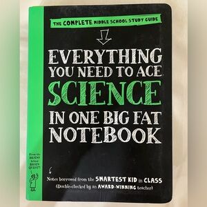 Everything You Need to Ace Science Poster - Black & Bright Green